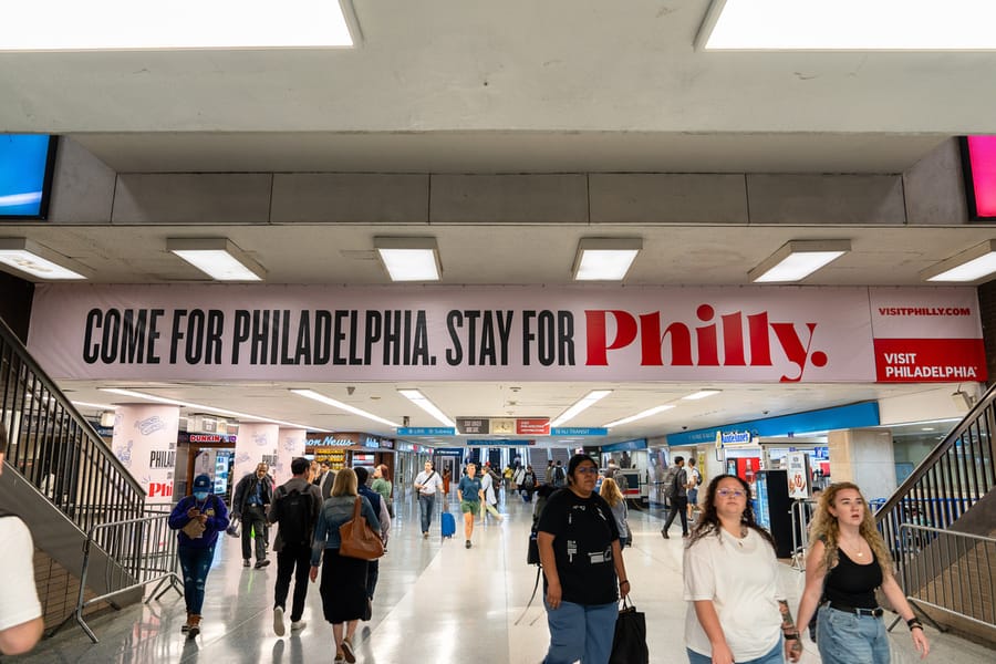 Visit Philly Penn Station Domination