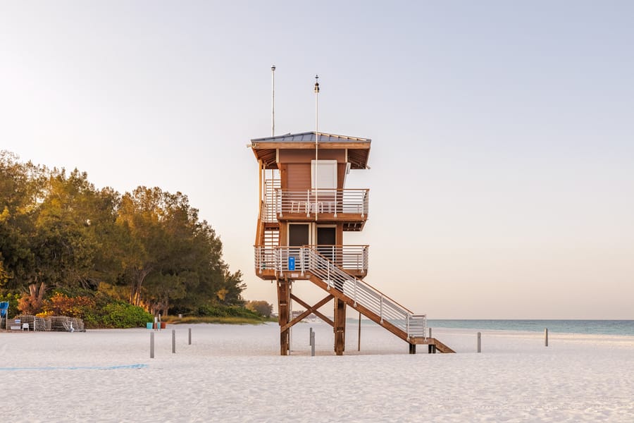 Manatee Beach at Dawn