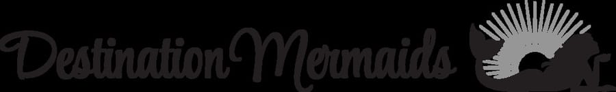 Destination Mermaids Logo Grayscale