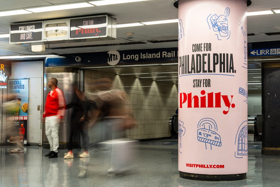 Visit Philly Penn Station Domination