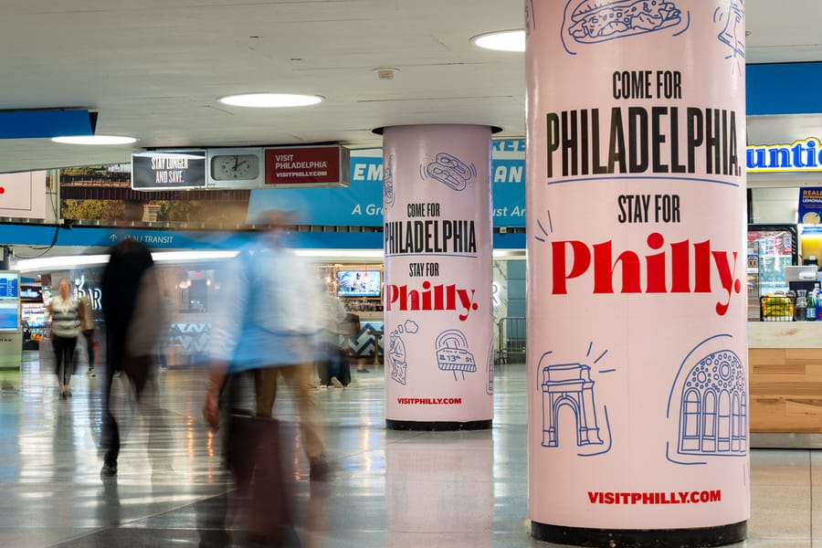 Visit Philly Penn Station Domination