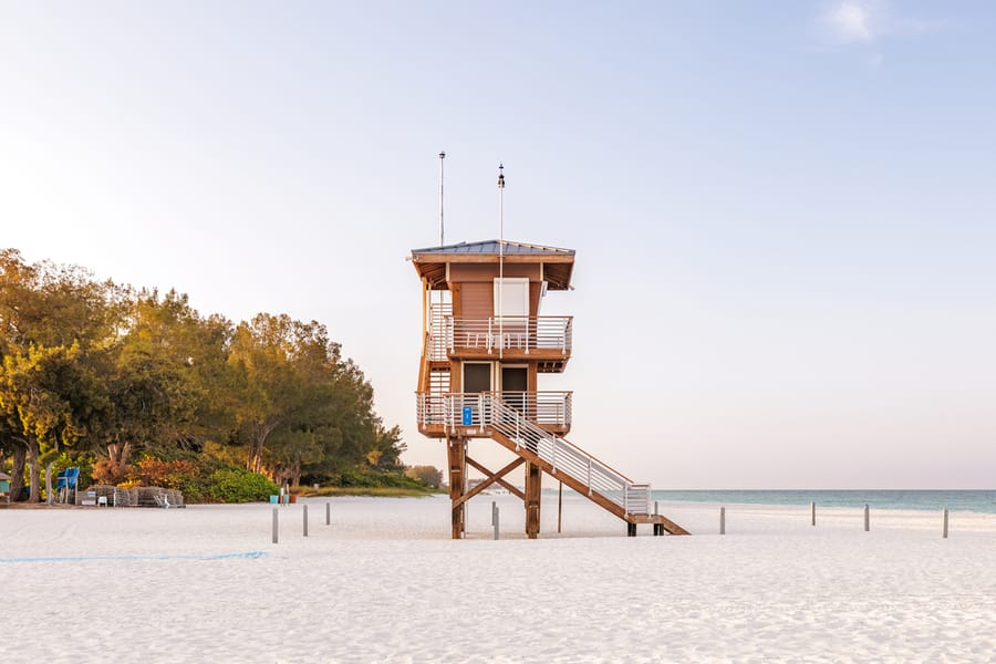 Manatee Beach at Dawn