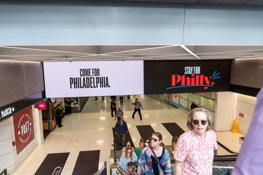 Visit Philly Penn Station Domination