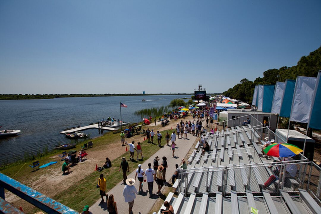 Bleachers at Nathan Benderson Park