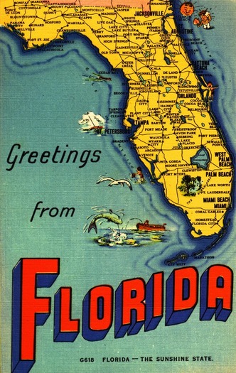 Old Florida Postcard