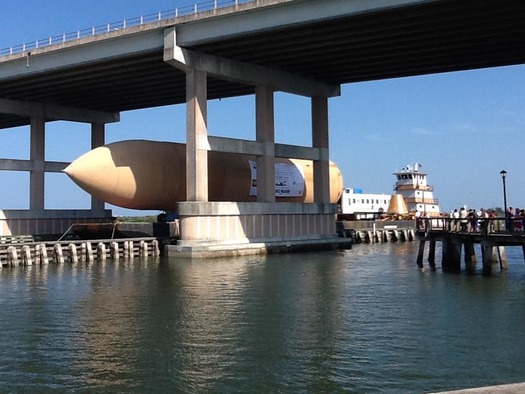 rocket fuel tank under south causeway bridge