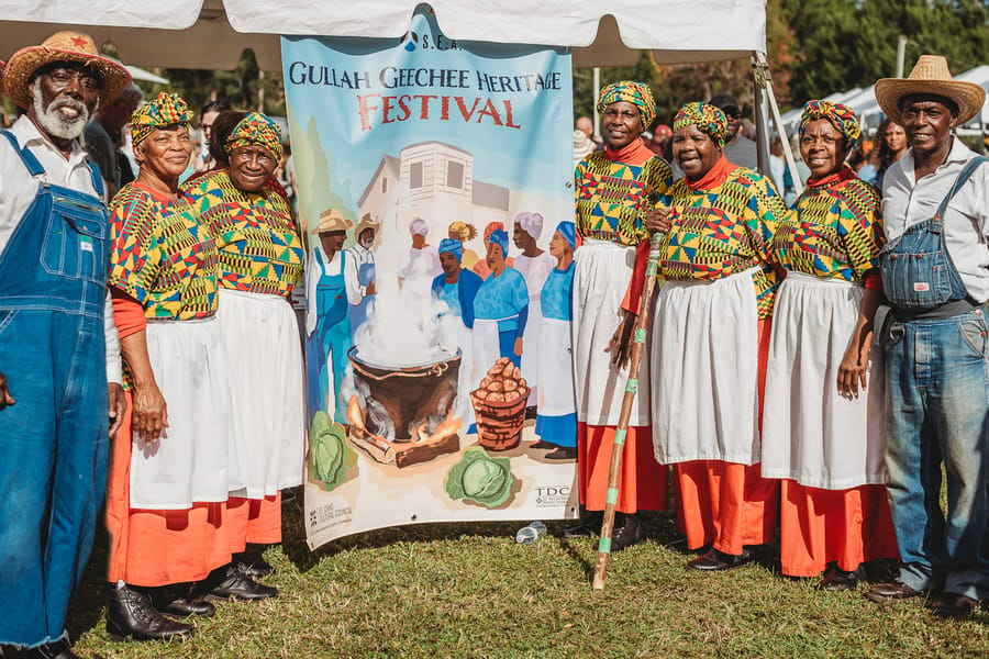 Gullah Geechee Festival_PosingByTents