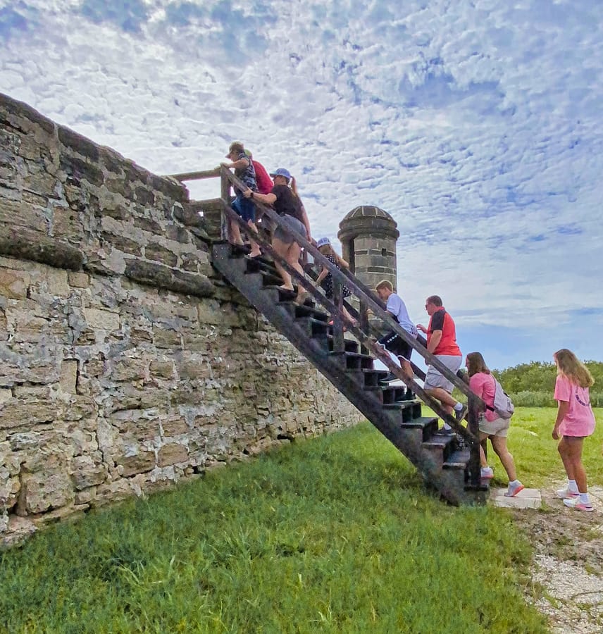 Fort Matanzas stairs