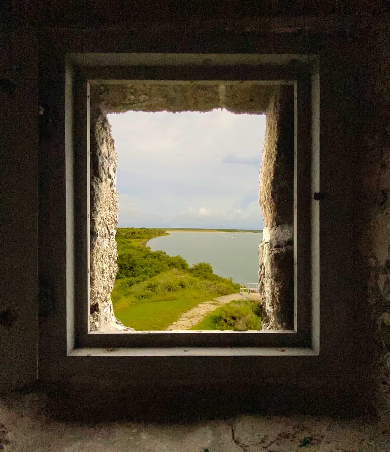 Fort Matanzas window view