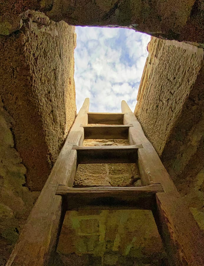 Fort Matanzas lookout ladder