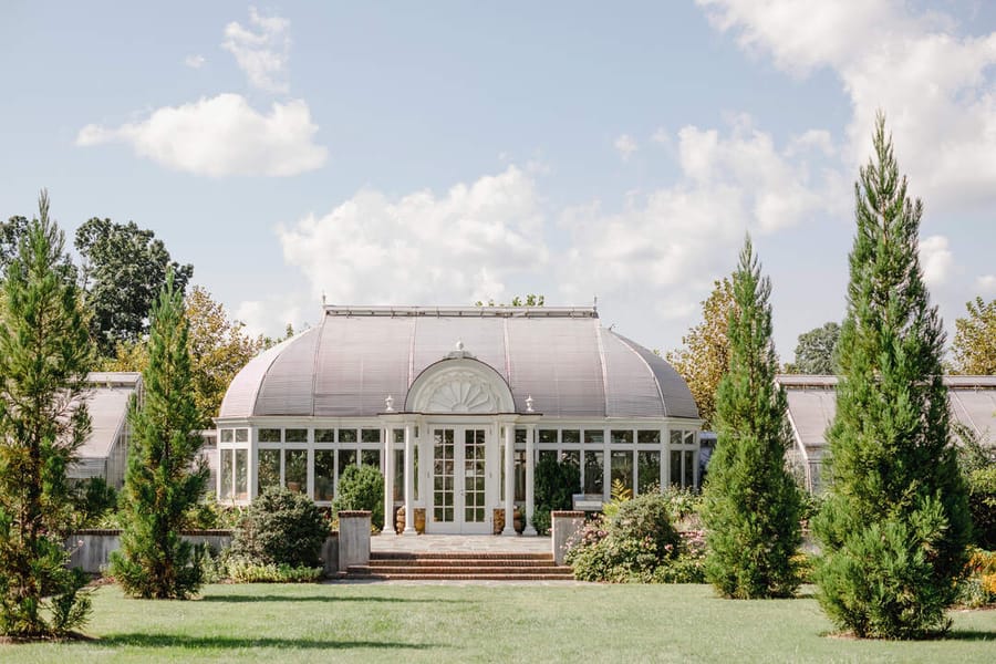 Reynolda Gardens - greenhouse + formal gardens