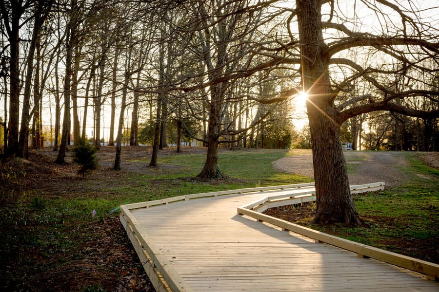 Reynolda Gardens - walking trails