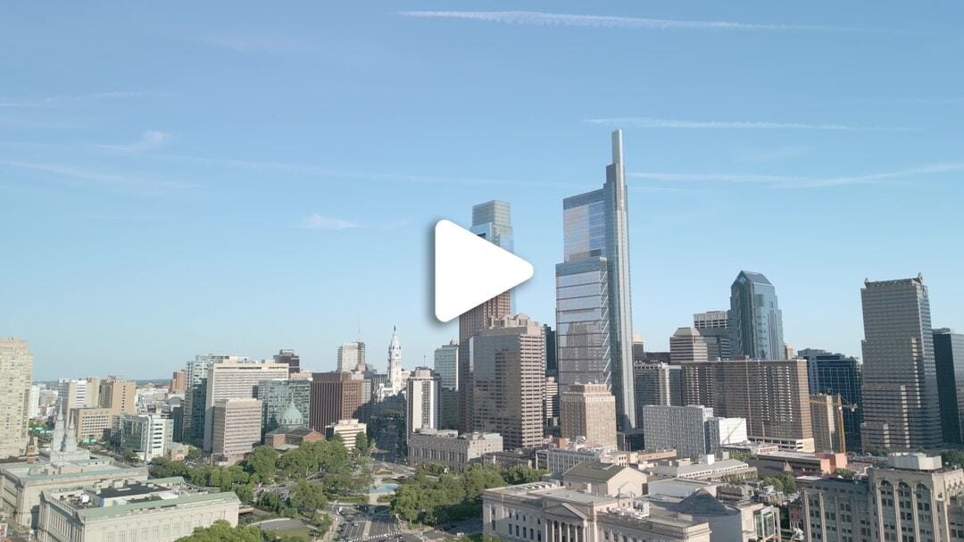 Skyline from Benjamin Franklin Parkway