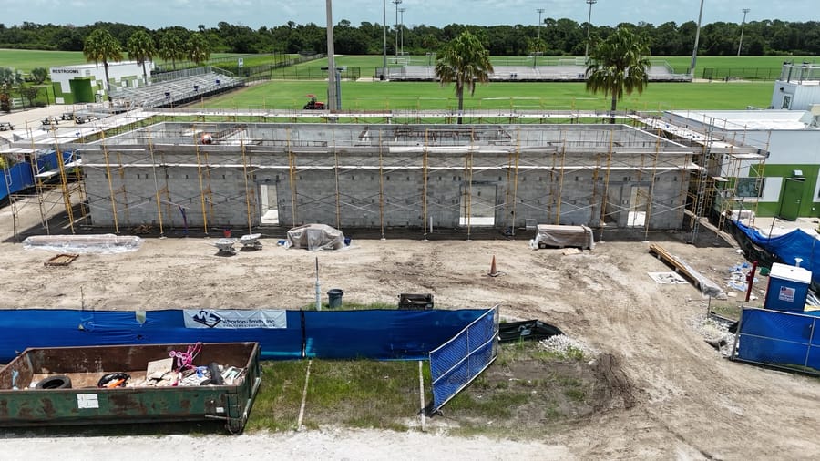 PSC Locker Room Construction