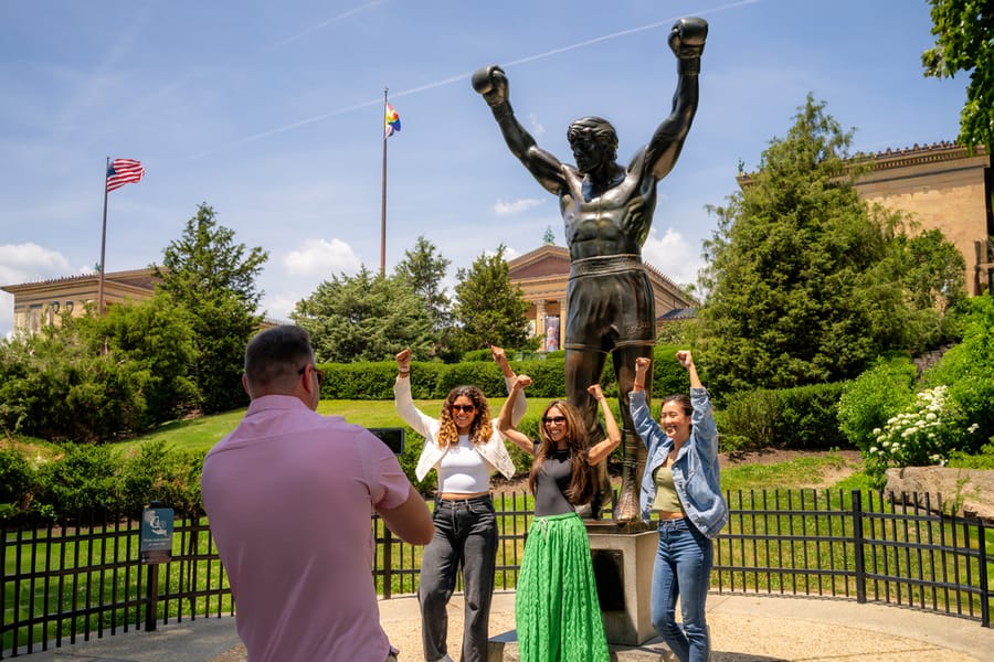 Rocky Statue