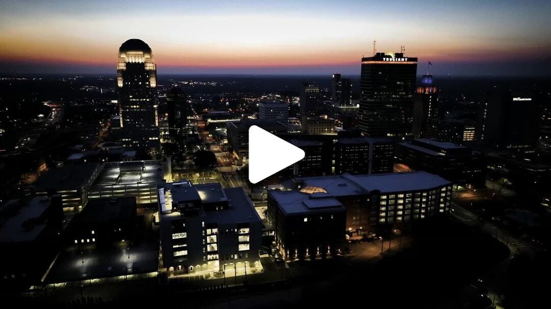 B-roll of downtown skyline