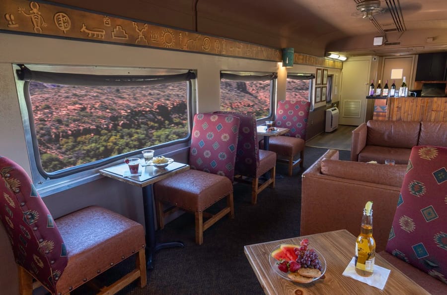 Clarkdale - Verde Canyon Railroad sedona car windows_credit Kerrick James_05-21