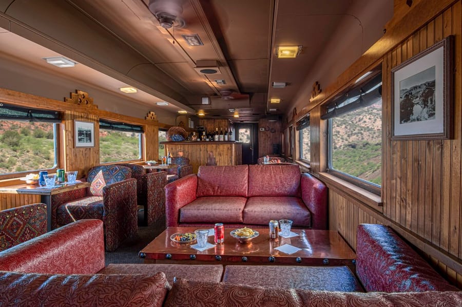 Clarkdale - Verde Canyon Railroad Yuma car windows_credit Kerrick James_05-21