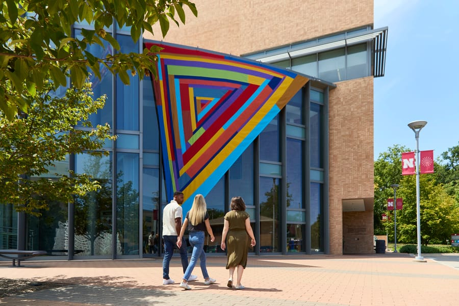 International Quilt Museum_People Outside Building_Clay Cook Shoot 2024