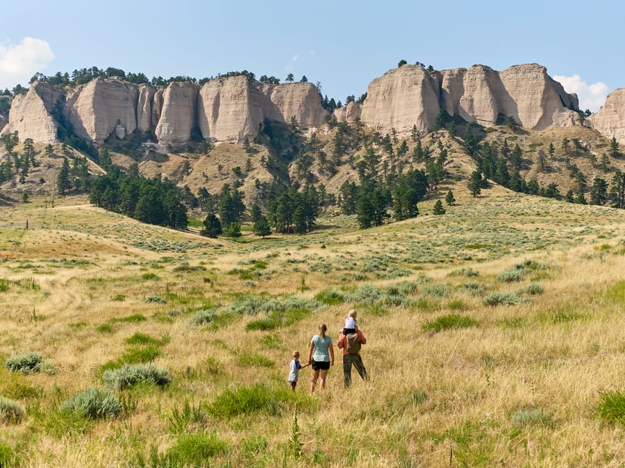 Fort Robinson State Park_Family Walking_Clay Cook Shoot 2024