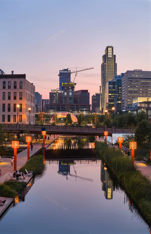 Gene Leahy Mall_Outside at Night_Clay Cook Shoot 2024