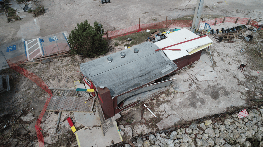 North Jetty - Hurricane Helene