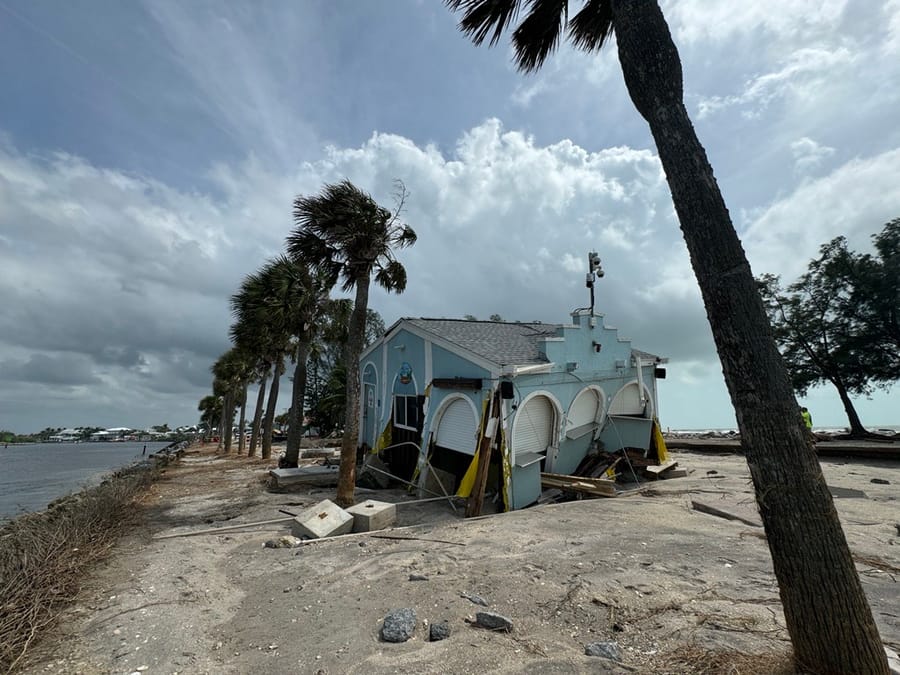 South Jetty - Hurricane Helene