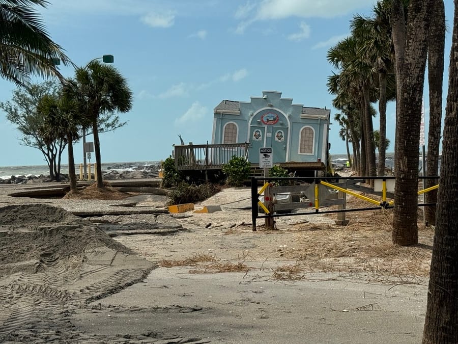 South Jetty - Hurricane Helene