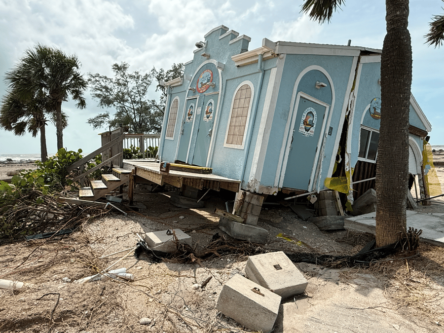 South Jetty - Hurricane Helene