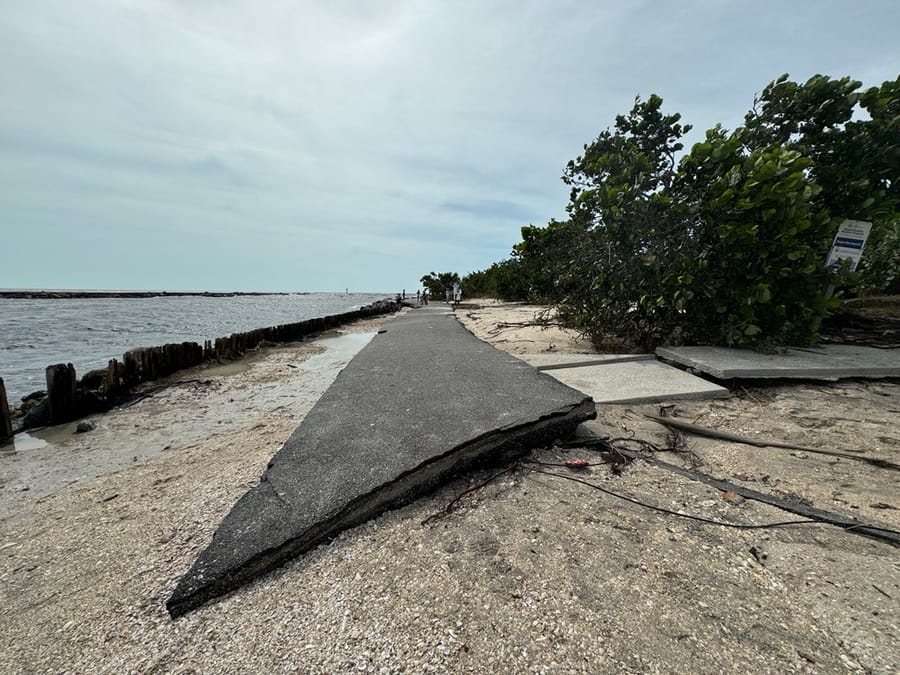 North Jetty - Hurricane Helene