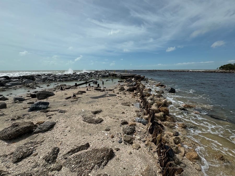 South Jetty - Hurricane Helene