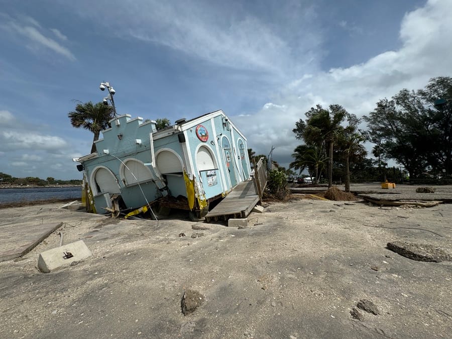 South Jetty - Hurricane Helene