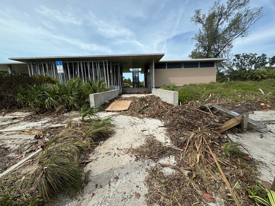 North Jetty - Hurricane Helene