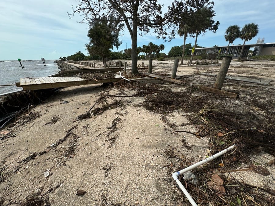 North Jetty - Hurricane Helene