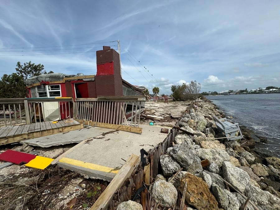 North Jetty - Hurricane Helene