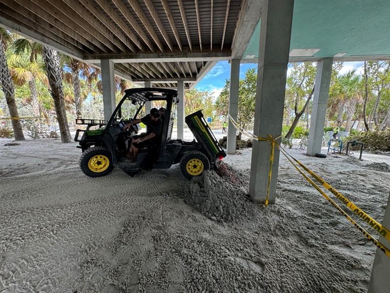 Siesta Key Beach - Hurricane Helene