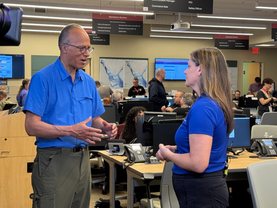 Lester Holt - Midnight Pass - Hurricane Milton