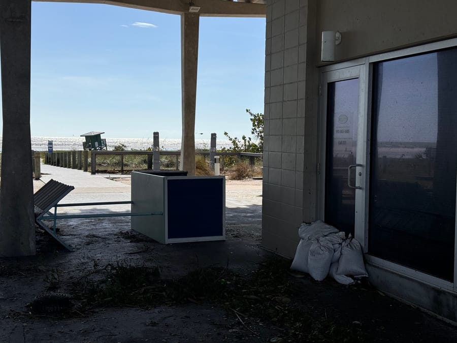 Siesta Beach - Hurricane Milton