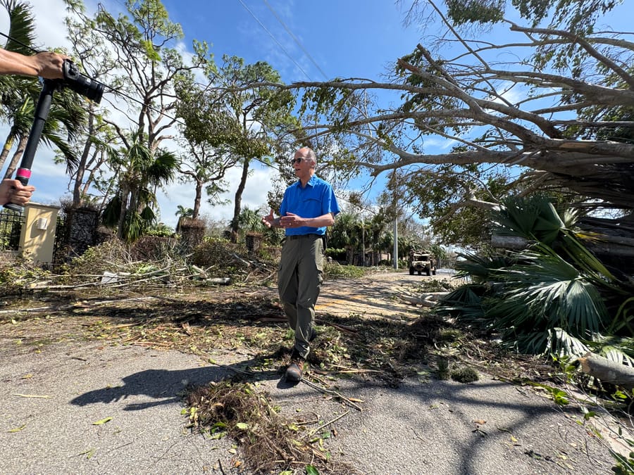 Lester Holt - Midnight Pass - Hurricane Milton