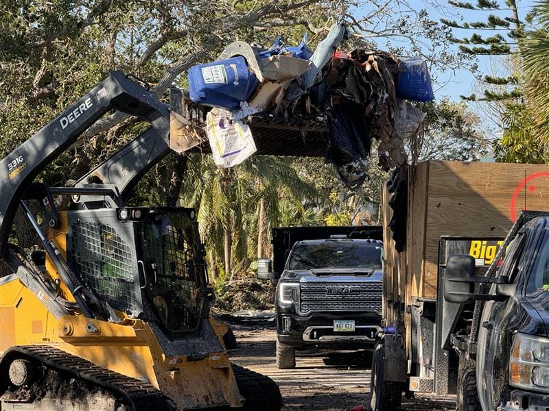 debris removal - Hurricane Milton