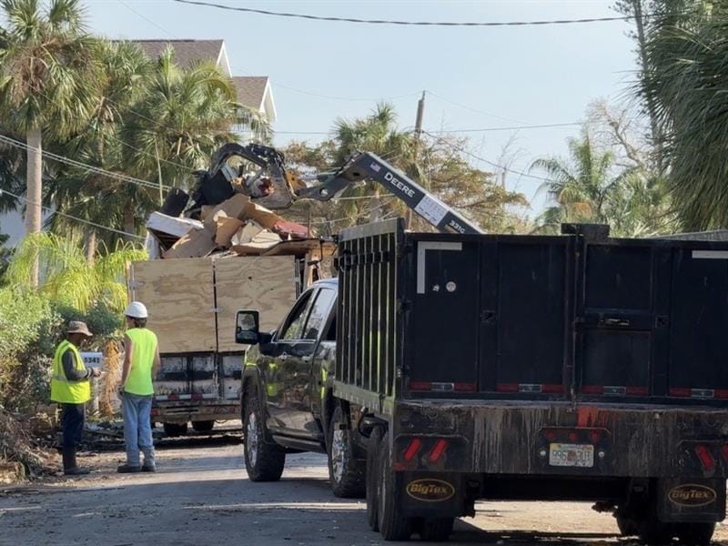 debris removal - Hurricane Milton