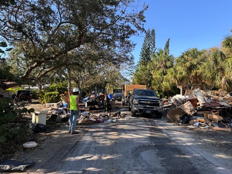 debris removal - Hurricane Milton