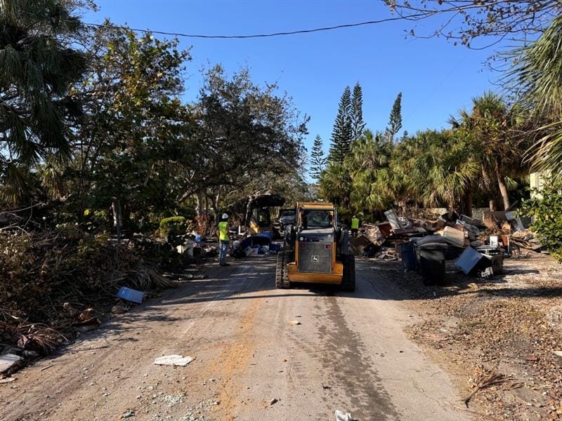 debris removal - Hurricane Milton