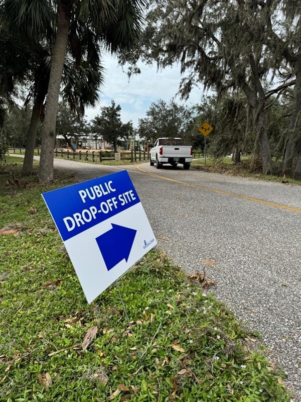 Debris drop-off - Hurricane Milton