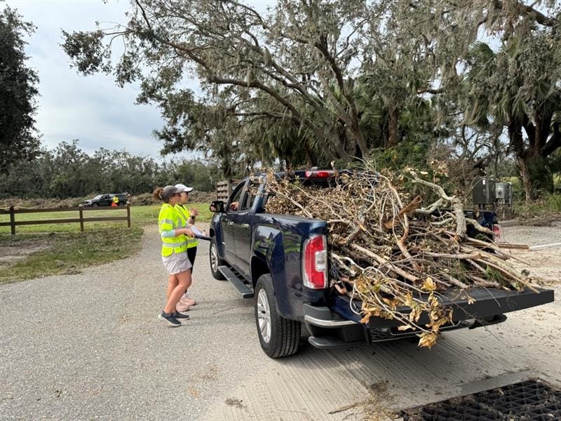 Debris drop-off - Hurricane Milton