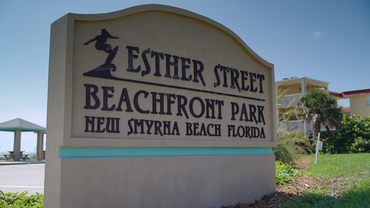 Sign for Esther St. Beachfront Park (16)