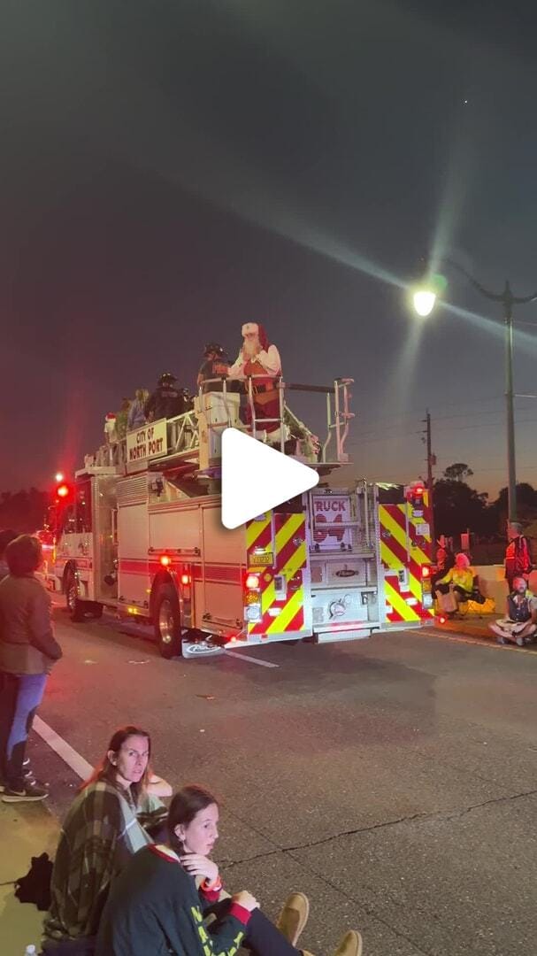 Santa on Firetruck_1