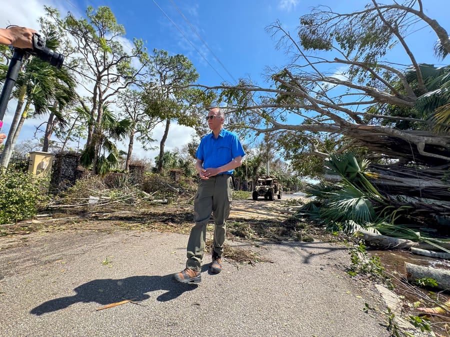Lester Holt - Midnight Pass - Hurricane Milton