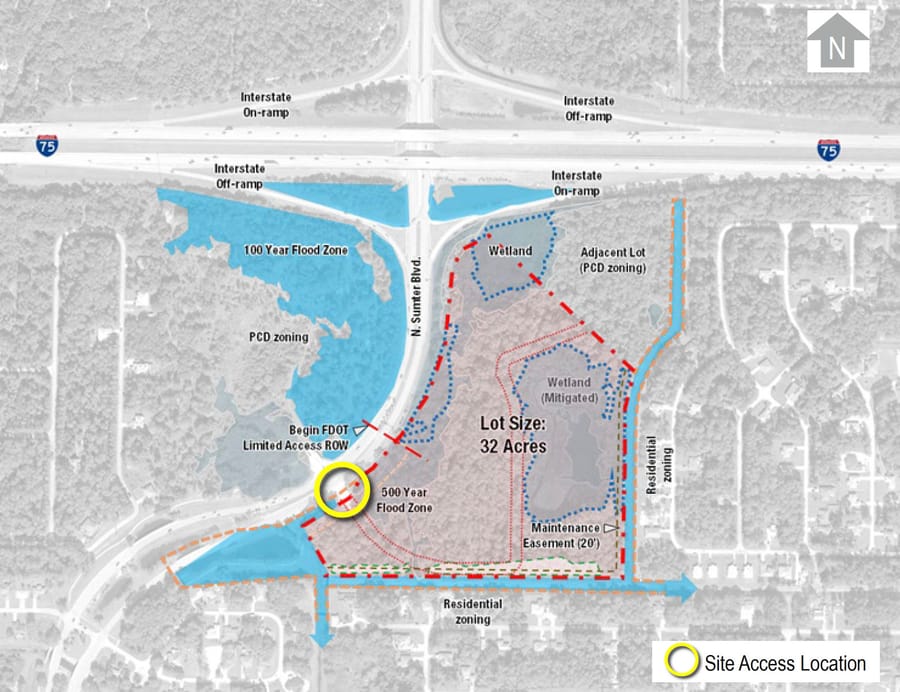 SMH-North Port Sumter Blvd site map_012925
