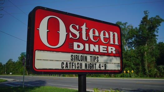 Sign for Osteen Diner (16)